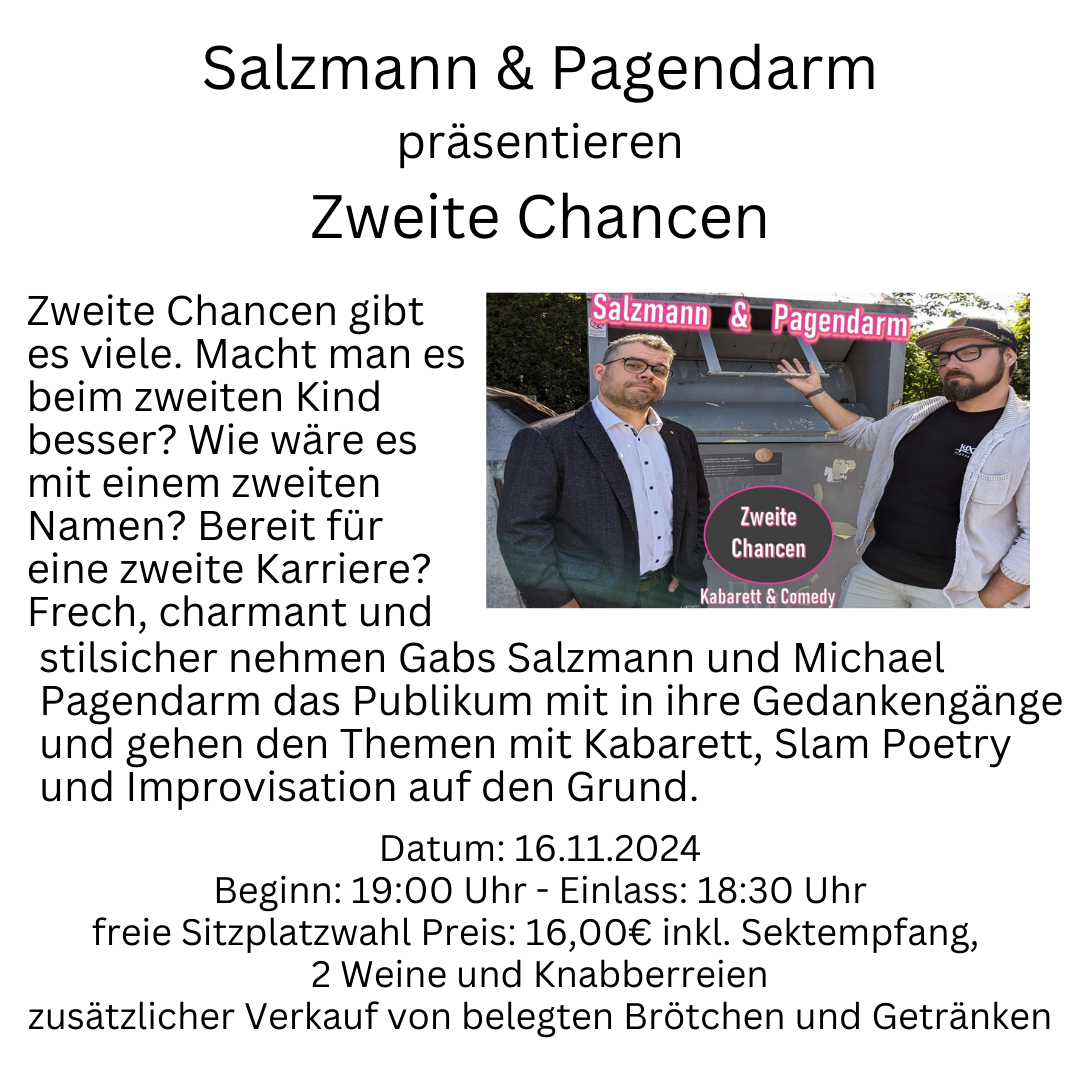 Salzmann & Pagendarm präsentieren Zweite Chancen